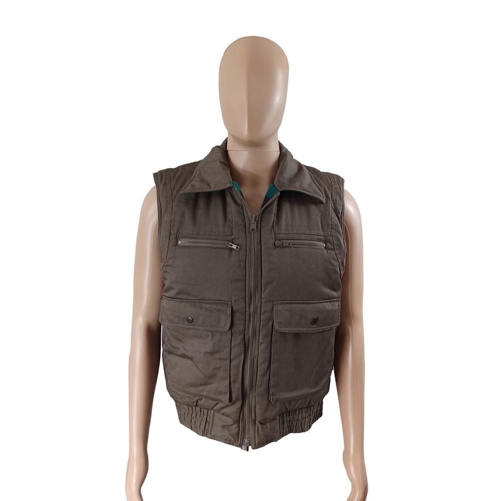 MEN'S BRANDED LION REVERSABLE UTILITY FIELD VEST SIZE M
